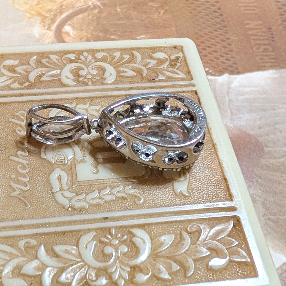 Staur 9.58cttw Earth Grown Lab Diamond Pendant - Picture 7 of 8